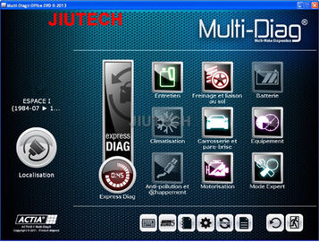 Multi-Diag Access J2534 2013.02V Universal OBDII Diagnostic Tool