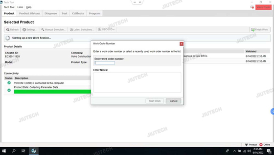 for vocom Vocom 88890300 for vocom truck excavator diagnostic tool for vocom ptt 2.8 dev2tool EUR6 FH FM4 +CF19