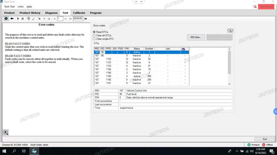 for vocom Vocom 88890300 for vocom truck excavator diagnostic tool for vocom ptt 2.8 dev2tool EUR6 FH FM4 +CF19