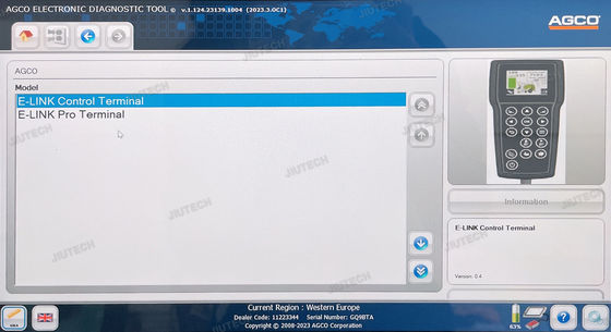 AGCO EDT diagnostic scanner