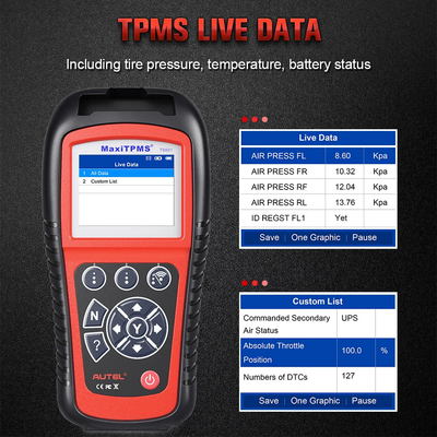 AUTEL MaxiTPMS TS601 TPMS Tool Automotive Tire Repair Tools Sensor Progarmming/Relearn/Activate for Tire Pressure