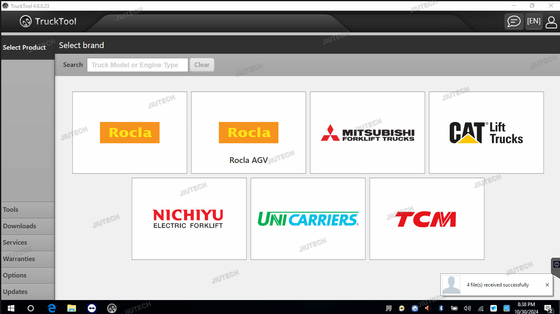 For TruckTool Universal Forklift Diagnostic Tool Suitable For Mitsubishi, ET, TCM, UNICARRIERS, ROCLA, and NICHIYU