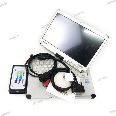 2024 Diagnostic tool for Doosan Diagnostic Scanner kit Heavy Duty uvim Communication Interface Loader Diagnosis+CFC2 laptop