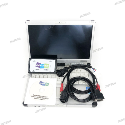 2024 Diagnostic tool for Doosan Diagnostic Scanner kit Heavy Duty uvim Communication Interface Loader Diagnosis+CFC2 laptop