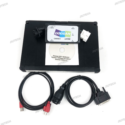 2024 Diagnostic tool for Doosan Diagnostic Scanner kit Heavy Duty uvim Communication Interface Loader Diagnosis+CFC2 laptop