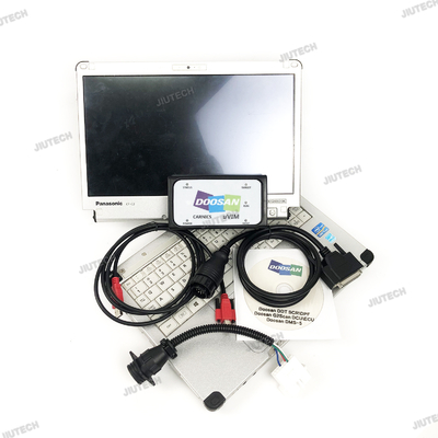 2024 Diagnostic tool for Doosan Diagnostic Scanner kit Heavy Duty uvim Communication Interface Loader Diagnosis+CFC2 laptop