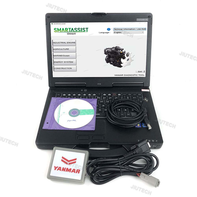 For YANMAR Diagnostic Service Tool With CF53 Laptop For Yanmar Diesel Engine Agriculture Excavator Tractor Diagnostic Tool