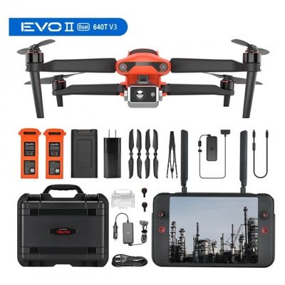 Autel EVO II Dual Rugged Bundle (640T) V3 Thermal Imaging Sensor 360° Obstacle Avoidance 38 Minute Flight Time
