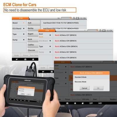 OBDSTAR DC706 ECU Tool Full Version with MP001 Set for Car and Motorcycle ECM & TCM & BODY Clone by OBD or BENCH