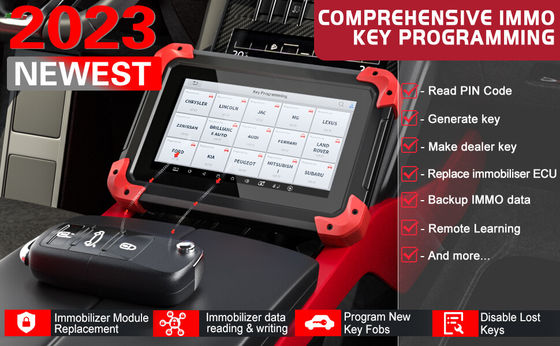XTOOL X100 PAD PLUS Key Programming Tool OE-Level All Systems Diagnostic and 28+ Services ABS Bleed Oil Reset