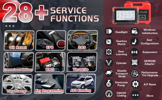 XTOOL X100 PAD PLUS Key Programming Tool OE-Level All Systems Diagnostic and 28+ Services ABS Bleed Oil Reset