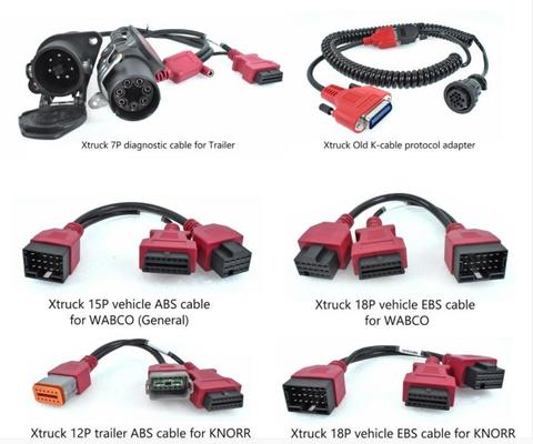 XTRUCK Universal Chassis Diagnostic Cables (for ZF, FAST, EATON)