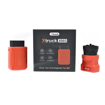 Xtruck X003 Heavy Duty Truck OBD Scanner with 9-Pin & 16-Pin Interface for Volvo Cummins Scania - Android/iOS Compatible