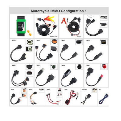 OBDSTAR MOTO IMMO Kits Motorcycle Full Adapters Configuration 1 for X300 DP Plus X300 Pro4