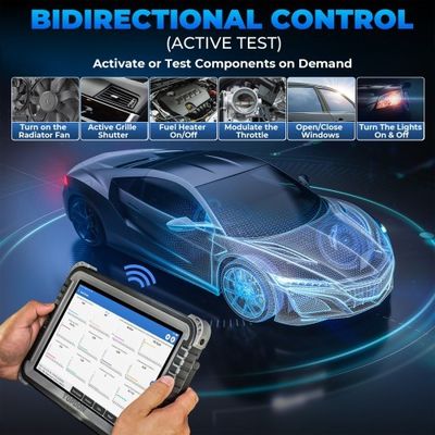 TOPDON Phoenix Plus Integrated Bi-Directional Diagnostic Tool Topology Mapping, ECU Coding (incl. VAG), 41+ Maintenance Services