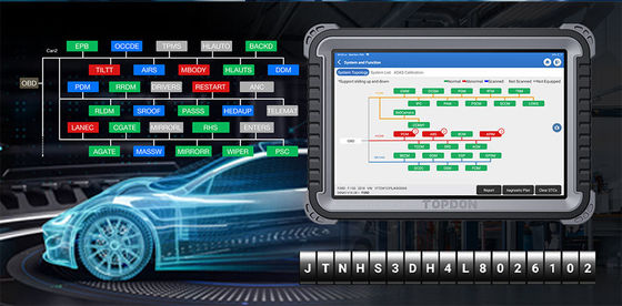 TOPDON Phoenix Plus Integrated Bi-Directional Diagnostic Tool Topology Mapping, ECU Coding (incl. VAG), 41+ Maintenance Services