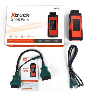 Xtruck X005 Plus Heavy Duty Truck Diagnostic Tool ECU Flash Programming DPF Regeneration for Shacman & FAWDE Engines | Mobile App Bluetooth Scanner