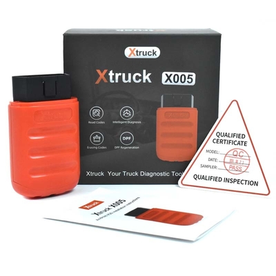 Xtruck X005 ইন্টেলিজেন্ট ডায়াগনস্টিক সিইসি শ্যাক-ম্যান সিনোট্রুক ডং-ফেং ফাউ উইচাইয়ের জন্য পাঠ এবং ফ্ল্যাশিং সমর্থন