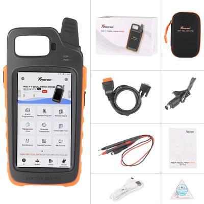 Xhorse VVDI Key Tool Max Pro মিনি OBD টুল ফাংশন সহ, একাধিক ভাষা সমর্থন করে, CAN FD/ ভোল্টেজ এবং লিক কারেন্ট
