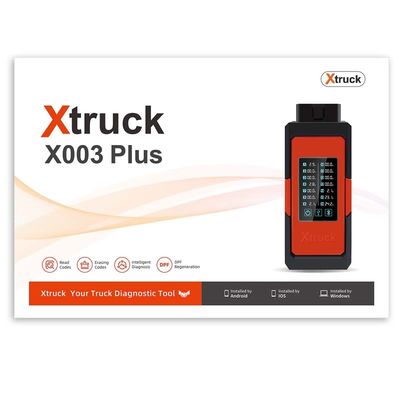 Xtruck X005 Plus Bluetooth Heavy-Duty OBDII Scanner with 8 OBDII Test Modes Multi-Language Support and Android Compatibility