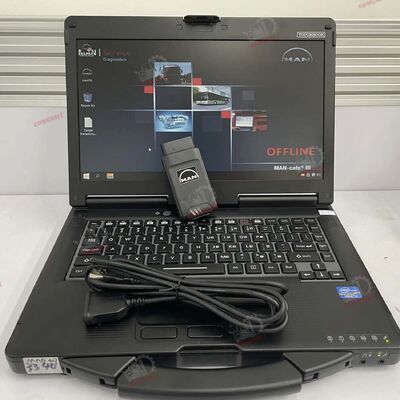 v2025 for MAN TGL TGM TGX tgs TGE truck diagnostic programming tool T427 CATS III T200 USB key dongle MANWS MANTIS+CF53 laptop
