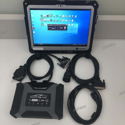 Newest SUPER MB Pro M6+ Diagnosis V CI with Multiplexer XENTRY for Benz Car Truck Diagnostic Tool and CF33 Tablet
