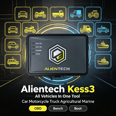 Alientech KESS V3 ECU টিউনিং প্ল্যাটফর্ম, ট্রিপল-মোড OBD, বেঞ্চ বুট, 7x দ্রুততর মাইক্রোপ্রসেসর এবং 10x দ্রুততর ফাইল ট্রান্সফার সহ
