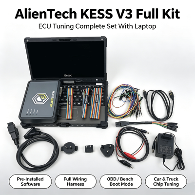 Alientech KESS3 সম্পূর্ণ OBD প্রোটোকল সমর্থন এবং OBD এবং বেঞ্চ টিউনিং জন্য মাল্টি ভাষা সঙ্গে গাড়ী ECU প্রোগ্রামার